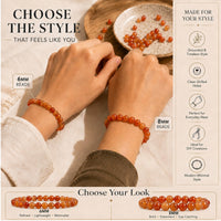 Carnelian Round Beads, 100 pcs