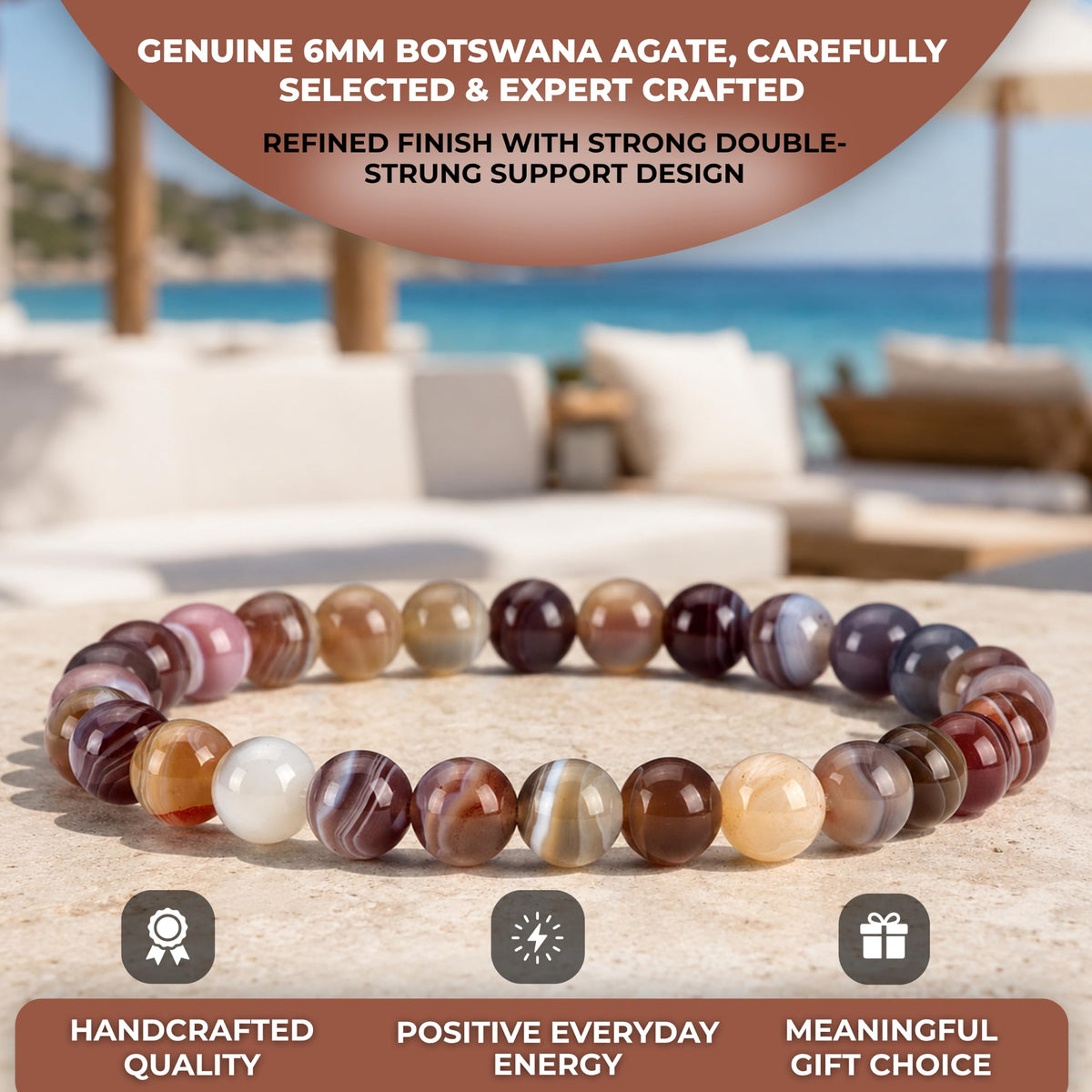 Cherry Tree Collection Botswana Agate product image