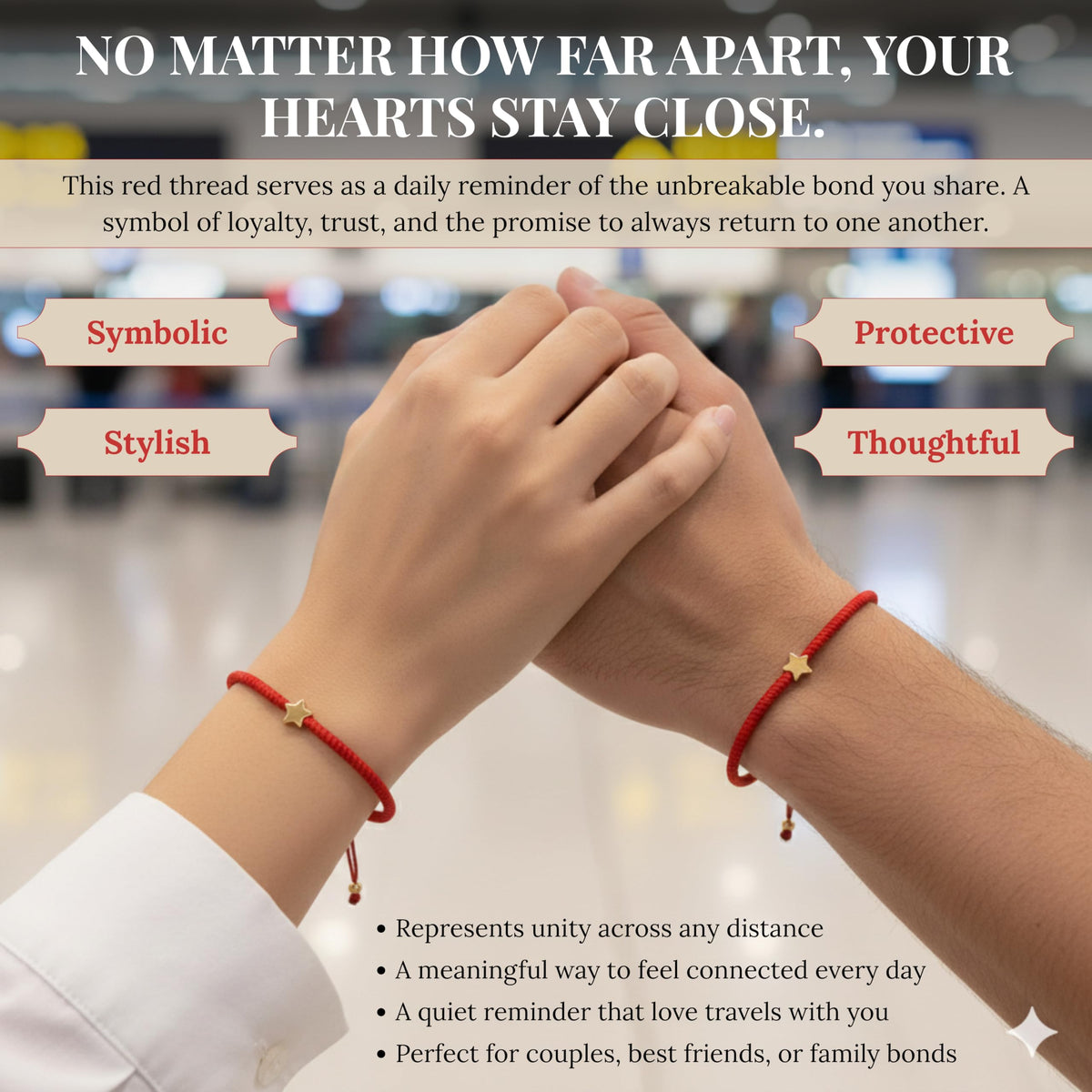 Cherry Tree Collection Red String Bracelet | Star product image