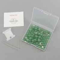 Green Aventurine Round Beads, 100 pcs
