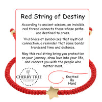 Cherry Tree Collection Red String Bracelet | Star product image