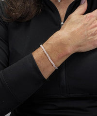 Cherry Tree Collection | Stretch Bracelet | 4mm Beads (Rose Quartz)