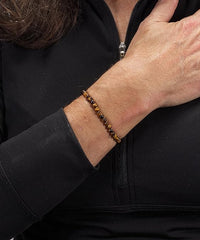 Cherry Tree Collection | Stretch Bracelet | 4mm Beads (Tiger's Eye)