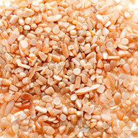 Pink Moonstone Polished Chips, 1/2 lb