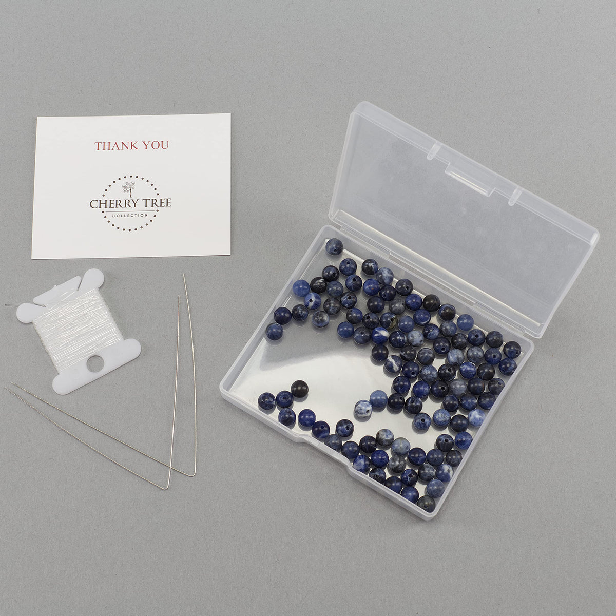 Sodalite Round Beads, 100 pcs