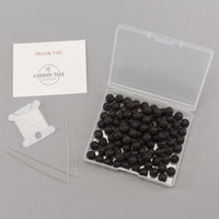 Lava Round Beads, 100 pcs