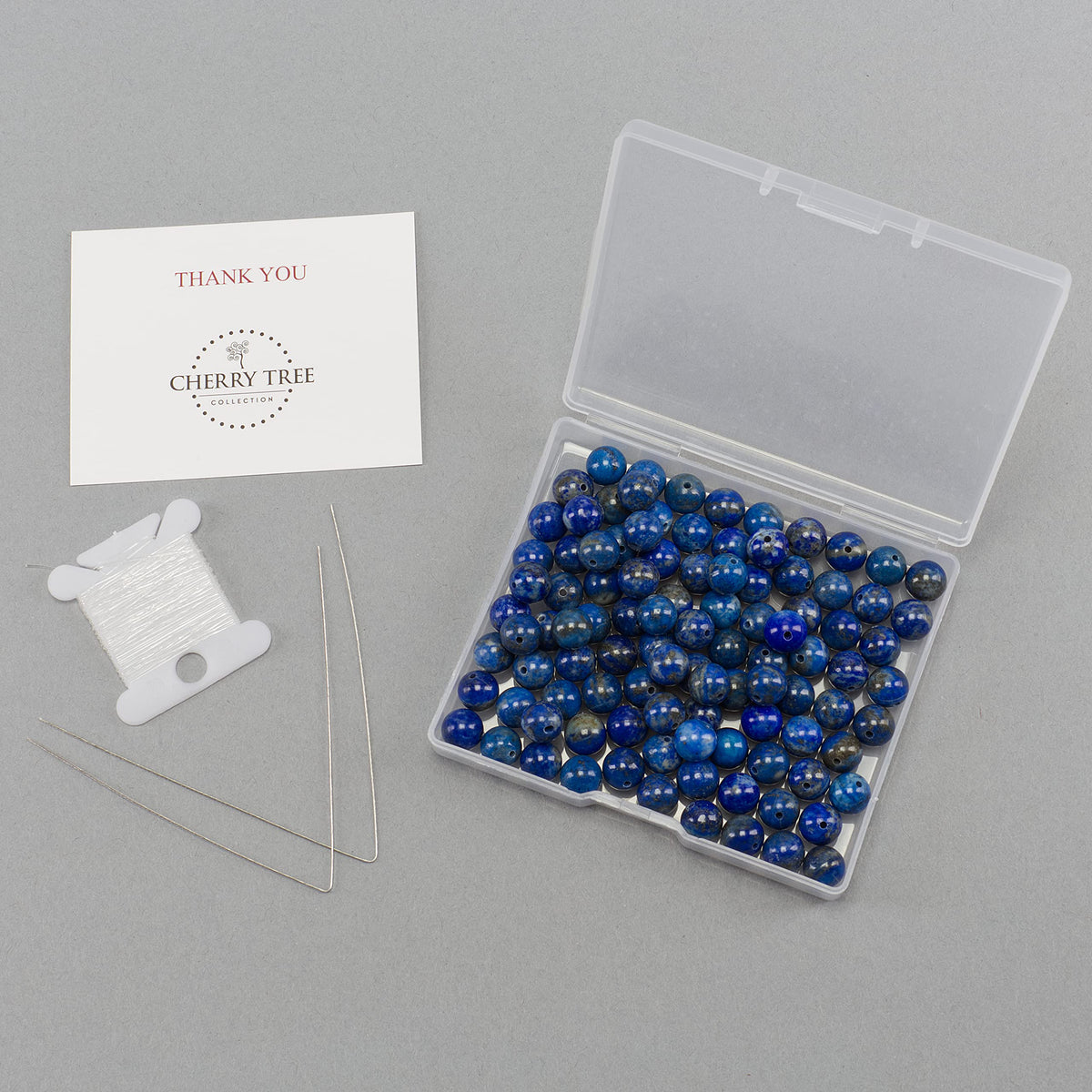 Lapis Round Beads, 100 pcs