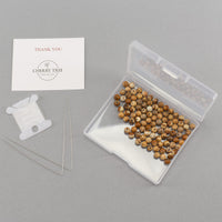 Picture Jasper Round Beads, 100 pcs