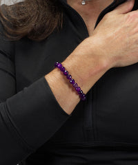 Cherry Tree Collection Purple Faceted Agate product image