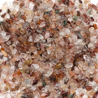 Multi Rutilated Quartz Polished Chips, 1/2 lb