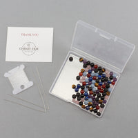 Chakra Round Beads, 100 pcs