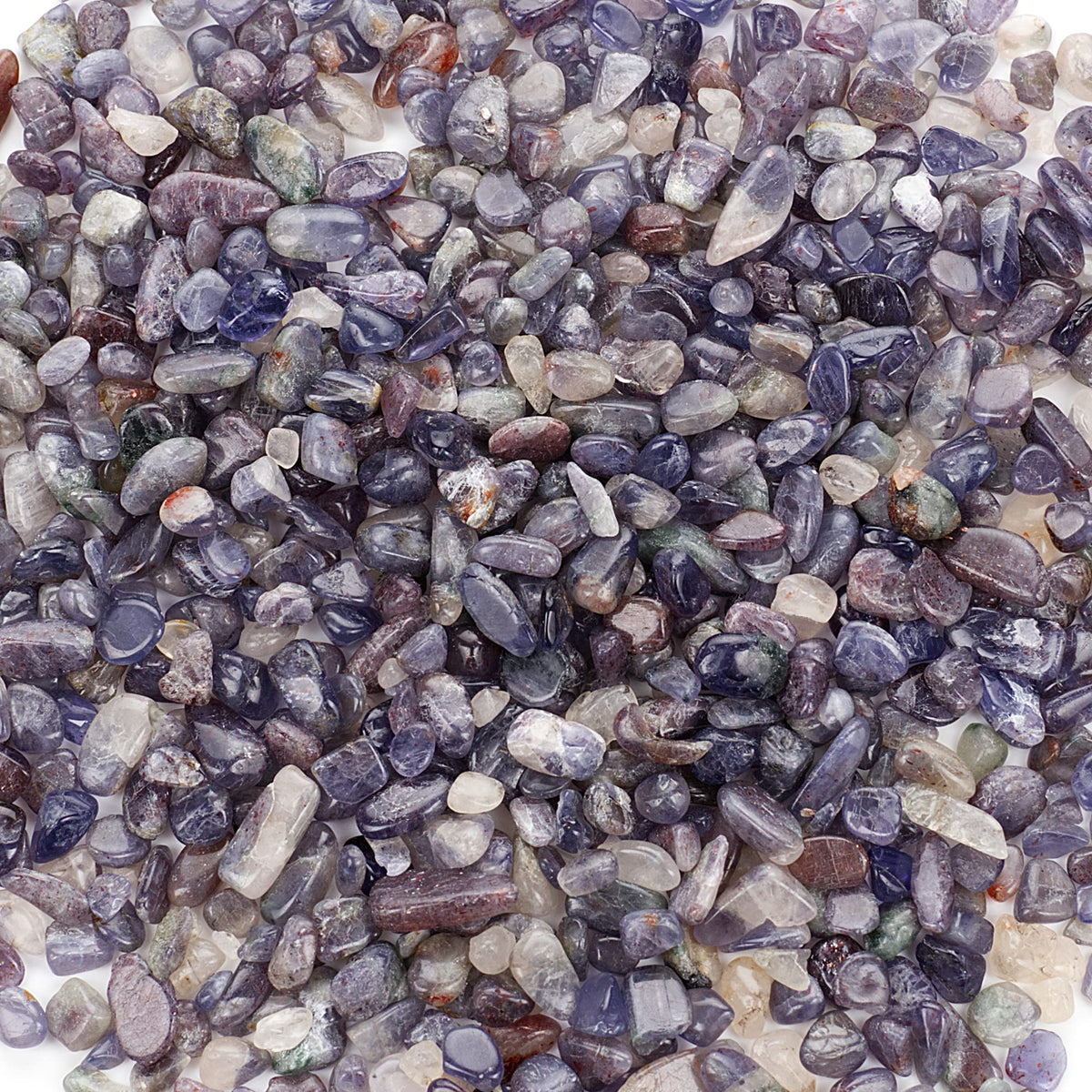 Iolite Polished Chips, 1/2 lb