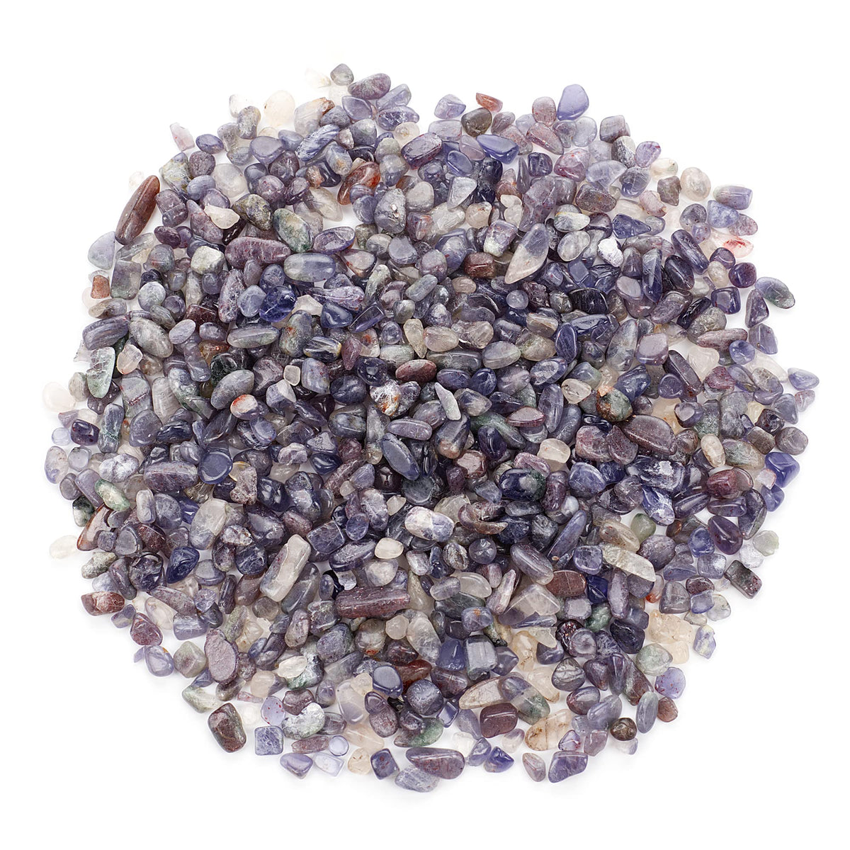 Iolite Polished Chips, 1/2 lb