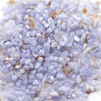 Cherry Tree Collection | Polished Gemstone Chips | 1/2 Pound (Blue Lace Agate)