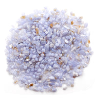 Cherry Tree Collection | Polished Gemstone Chips | 1/2 Pound (Blue Lace Agate)