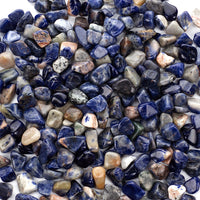 Polished Gemstone Chips | 1/2 Pound (Sodalite)