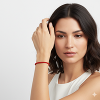 Cherry Tree Collection | Red String Bracelet | Plain