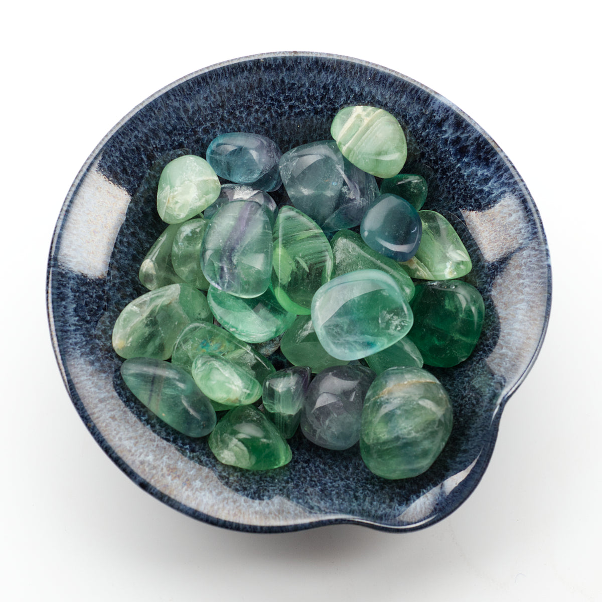 Cherry Tree Collection | Polished Gemstone Nuggets | 1/2 Pound (Green Fluorite)