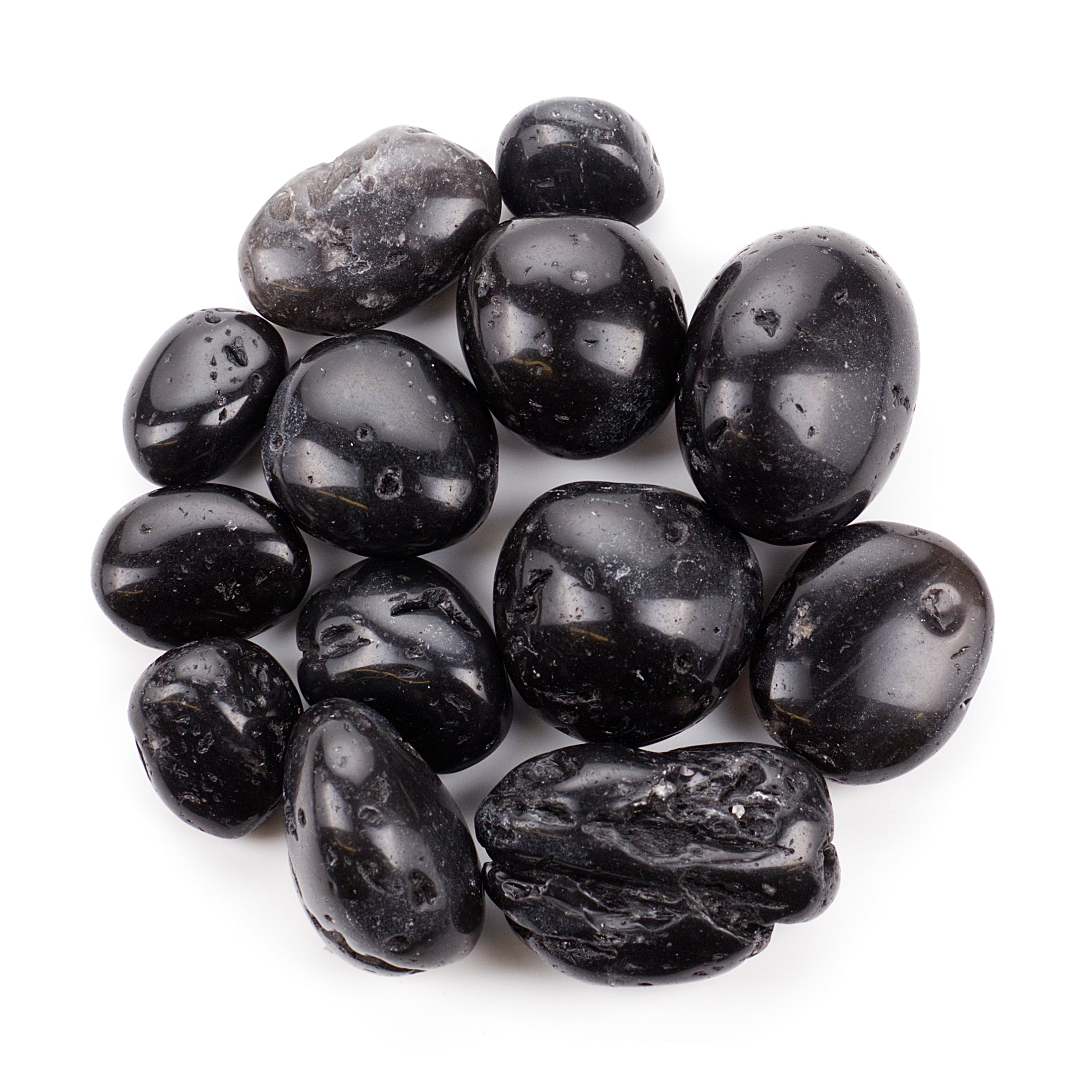 Cherry Tree Collection | Polished Gemstone Nuggets | 1/2 Pound (Tektite)