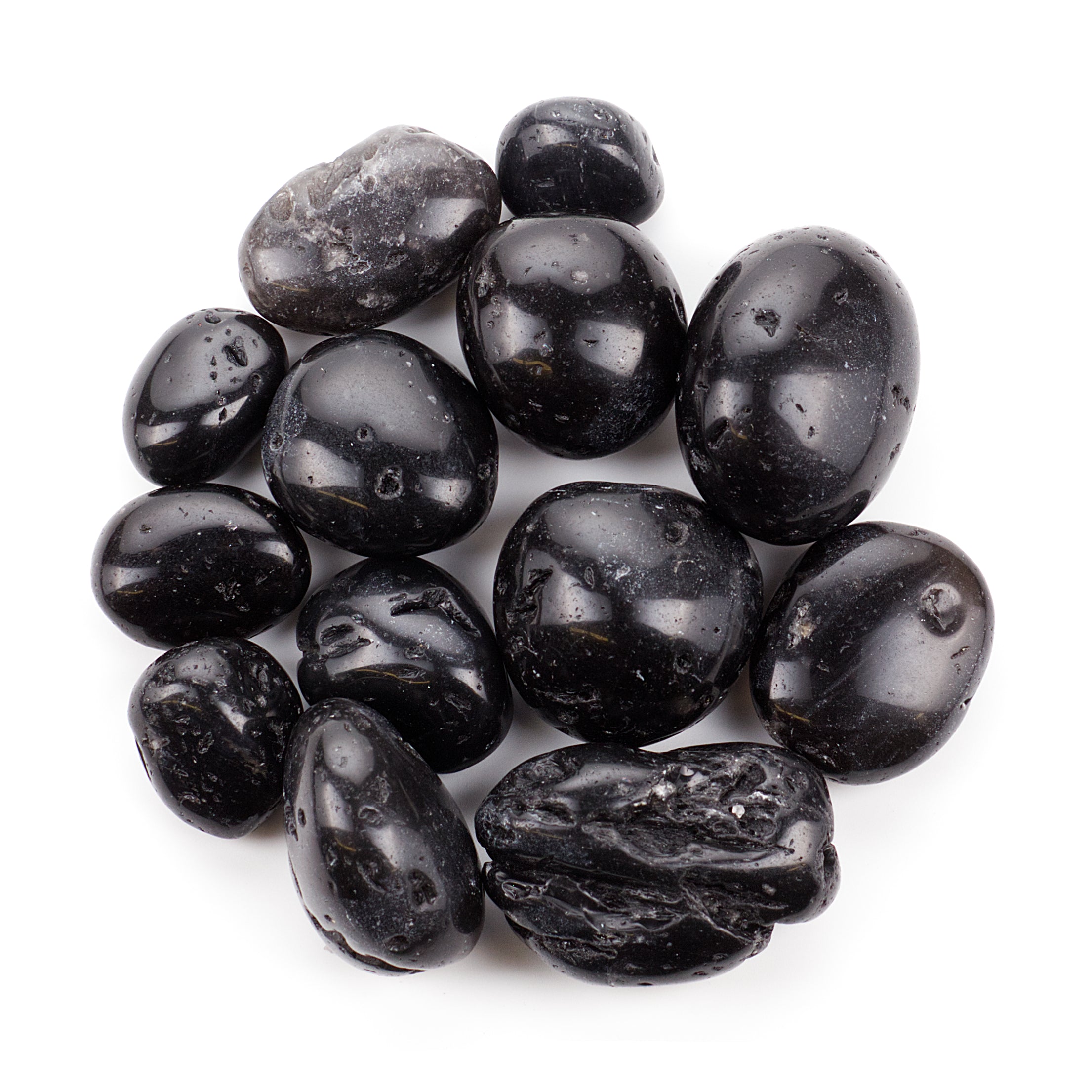 Polished Gemstone Nuggets | 1/2 Pound (Tektite)