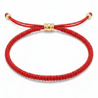 Cherry Tree Collection | Red String Bracelet | Plain & Bead Set
