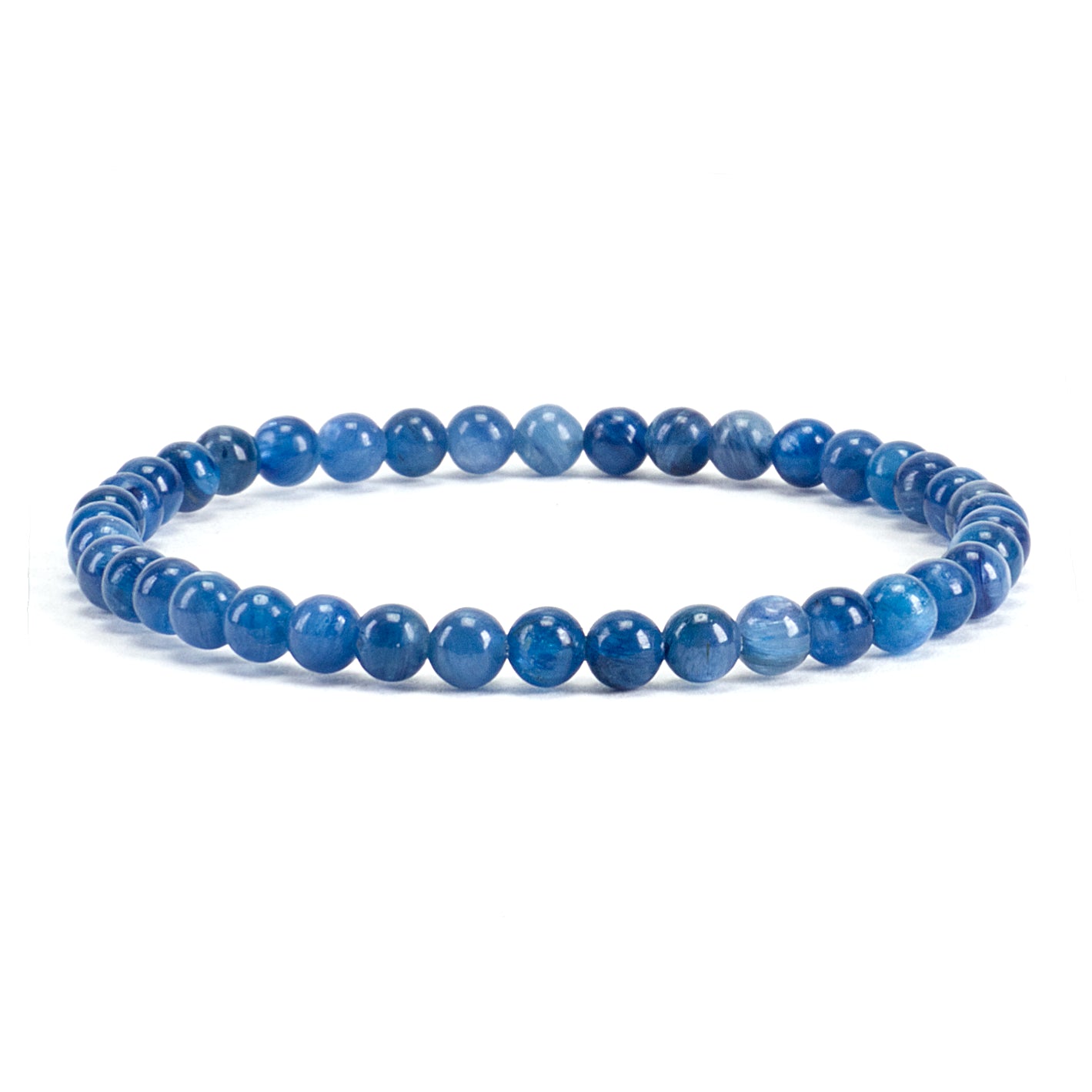 Stretch Bracelet | 4mm Beads (Kyanite)