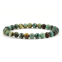 Stretch Bracelet | 6mm Beads (African Turquoise)