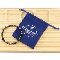 Cherry Tree Collection | Stretch Bracelet | 6mm Beads (Triple Protection Gold)