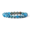 Cherry Tree Collection | Stretch Bracelet | 8mm Beads (Blue Crazy Lace Agate)