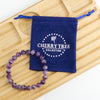Cherry Tree Collection | Stretch Bracelet | 8mm Beads (Dogtooth Amethyst)