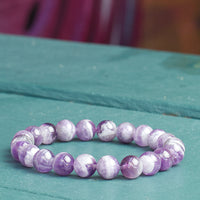 Stretch Bracelet | 8mm Beads (Dogtooth Amethyst)