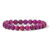 Cherry Tree Collection | Stretch Bracelet | 8mm Beads (Pink Crazy Lace Agate)