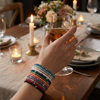 Cherry Tree Collection | Crystal Bracelet Sets | Set of 12 | Twilight-Silver