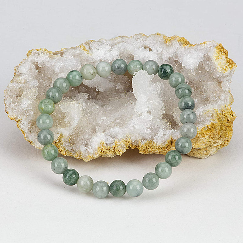 Stretch Bracelet | 6mm Beads (Burma Jade)