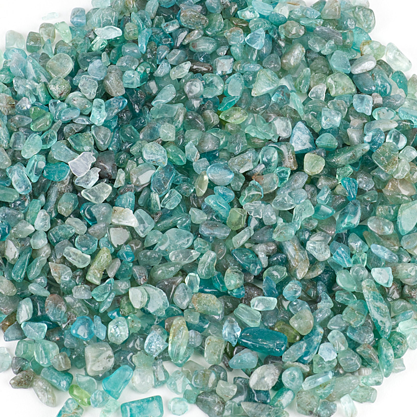 Polished Gemstone Chips | 1/2 Pound (Apatite)