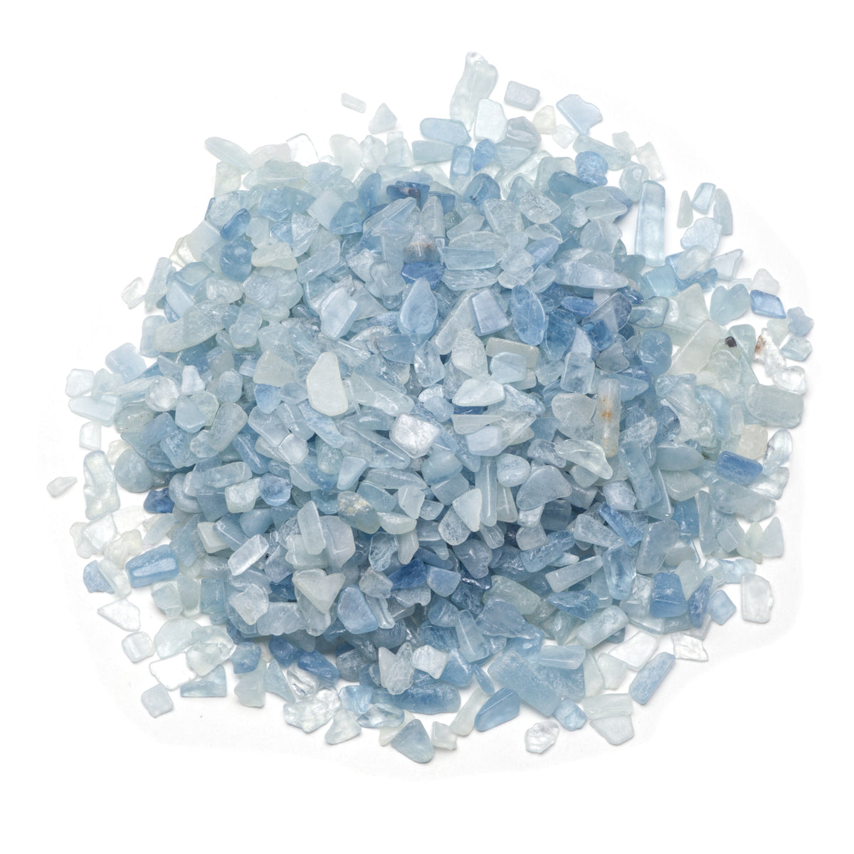Polished Gemstone Chips | 1/2 Pound (Aquamarine)