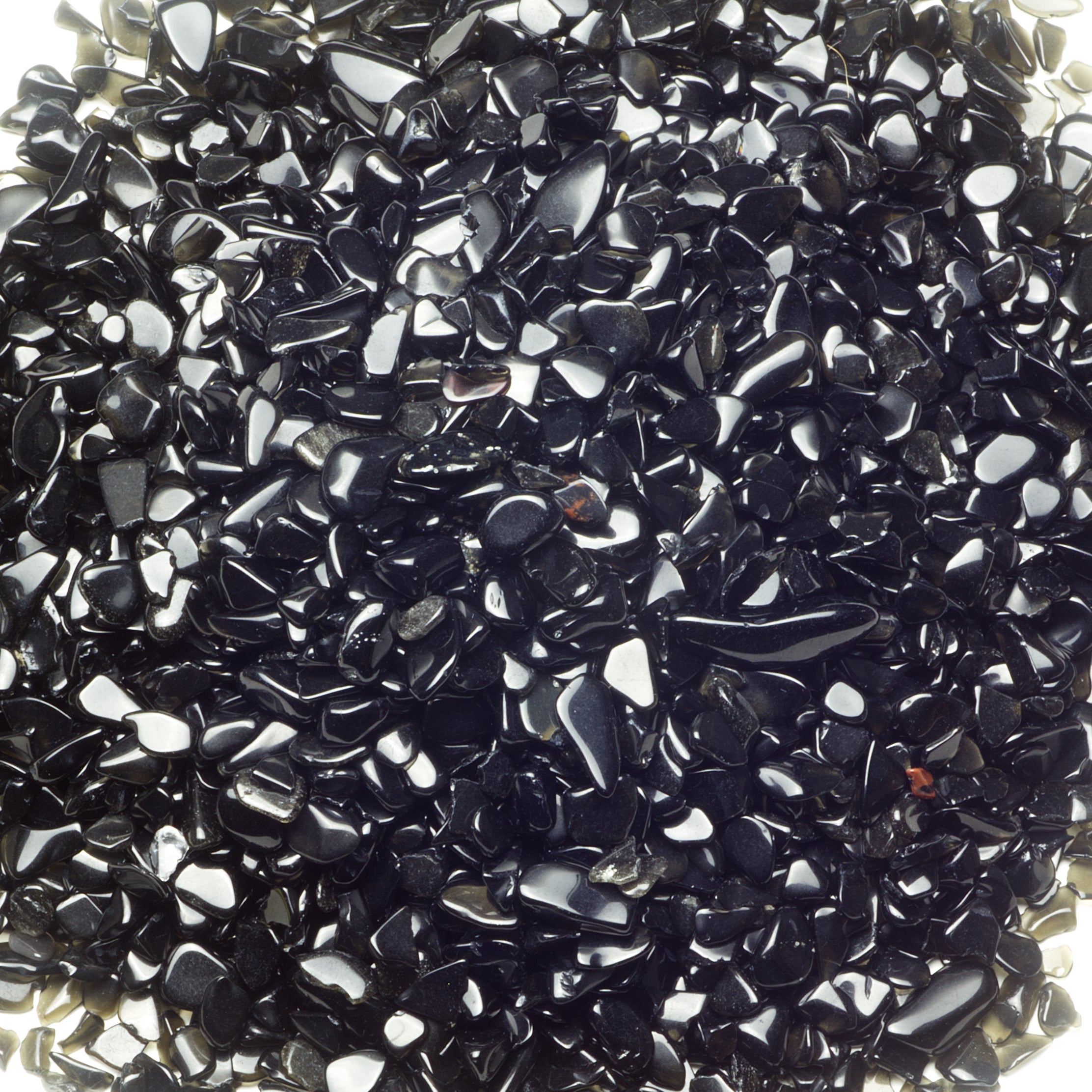 Polished Gemstone Chips | 1/2 Pound (Black Obsidian)