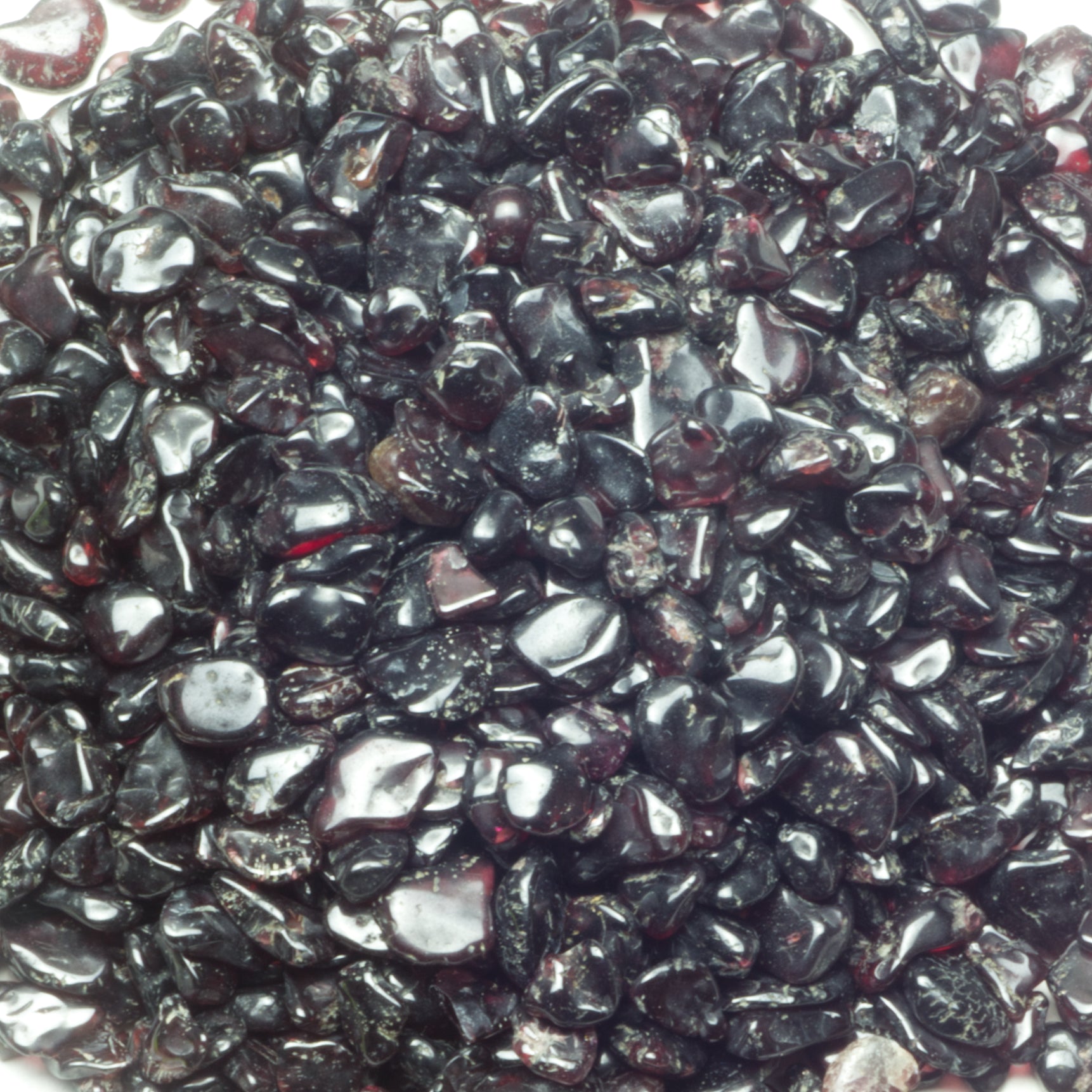 Polished Gemstone Chips | 1/2 Pound (Garnet)