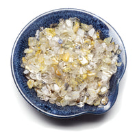 Cherry Tree Collection | Polished Gemstone Chips | 1/2 Pound (Gold Rutilated Quartz)