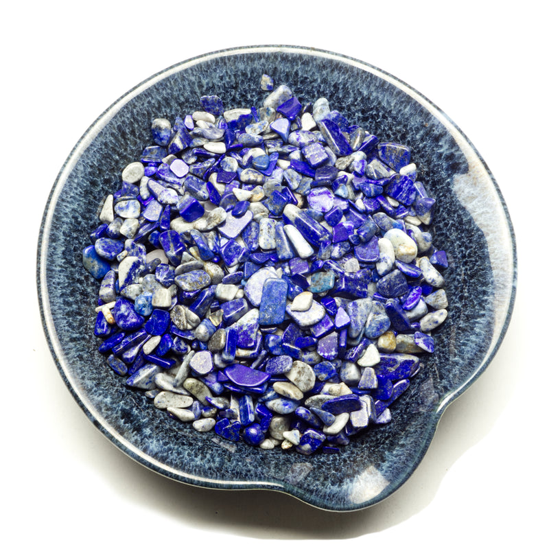 Polished Gemstone Chips | 1/2 Pound (Lapis)