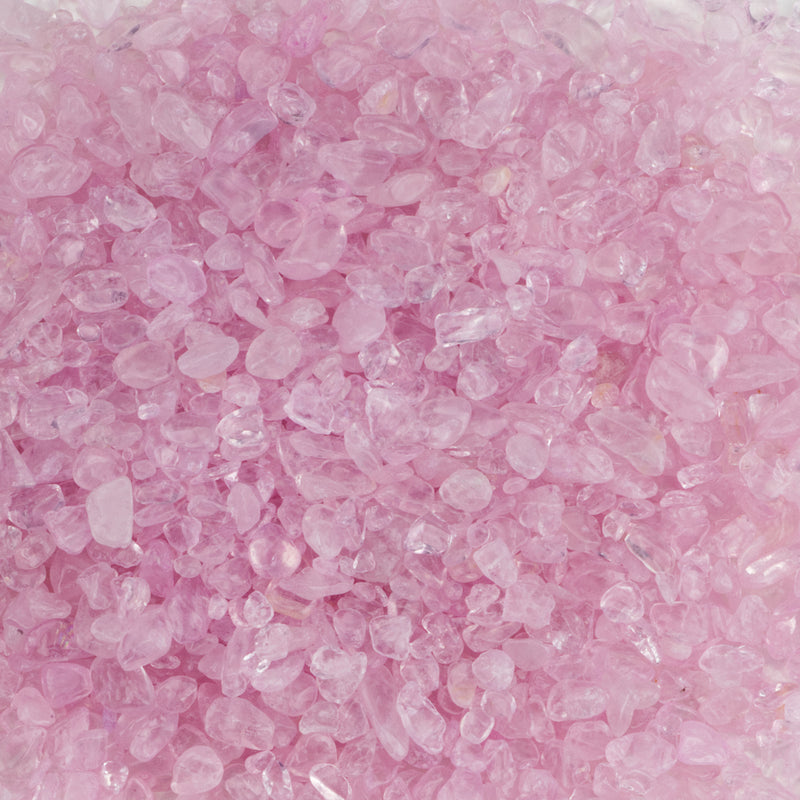 Polished Gemstone Chips | 1/2 Pound (Rose Quartz)
