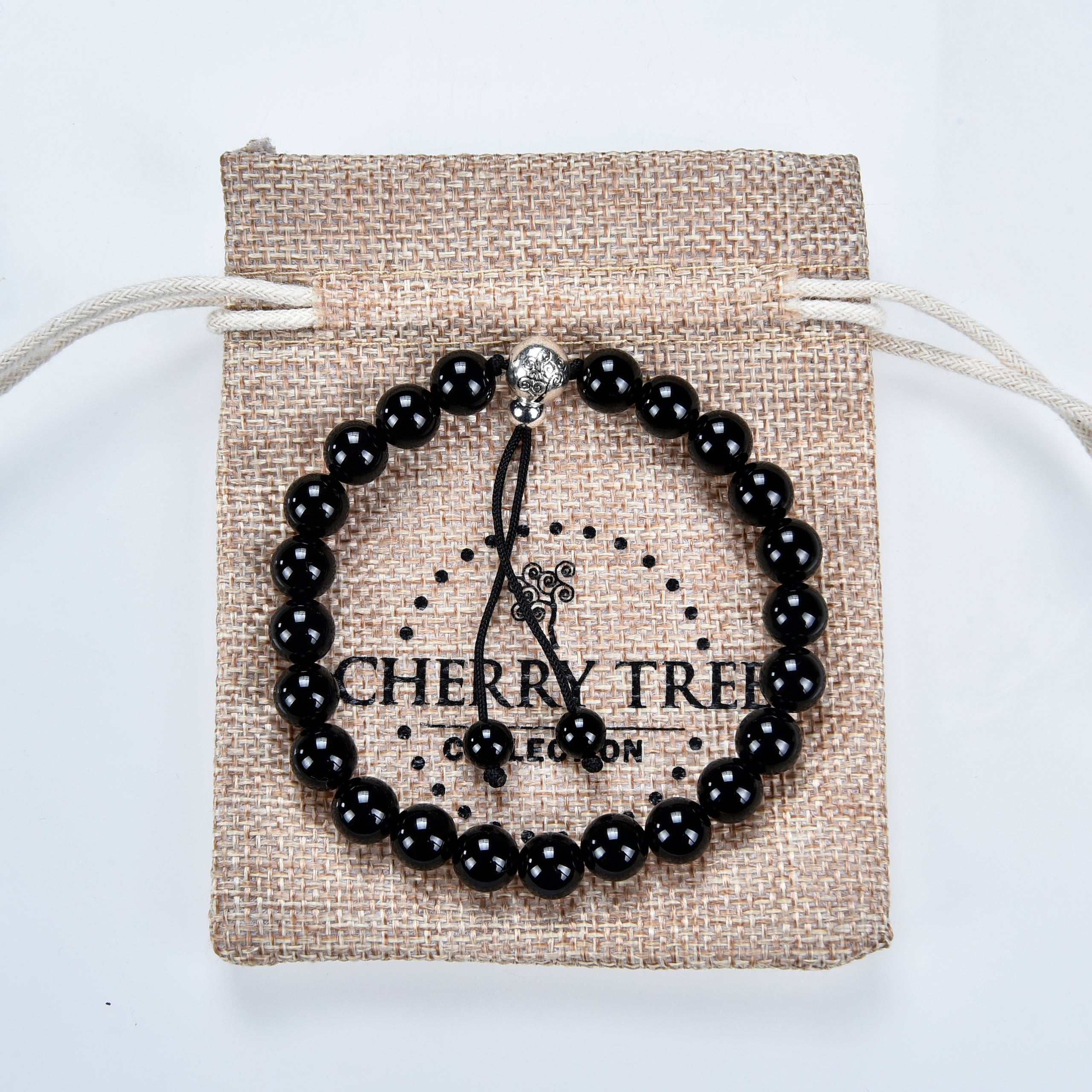 Cherry Tree Collection | Mala Bracelet | 8mm Beads, Guru Bead, Durable