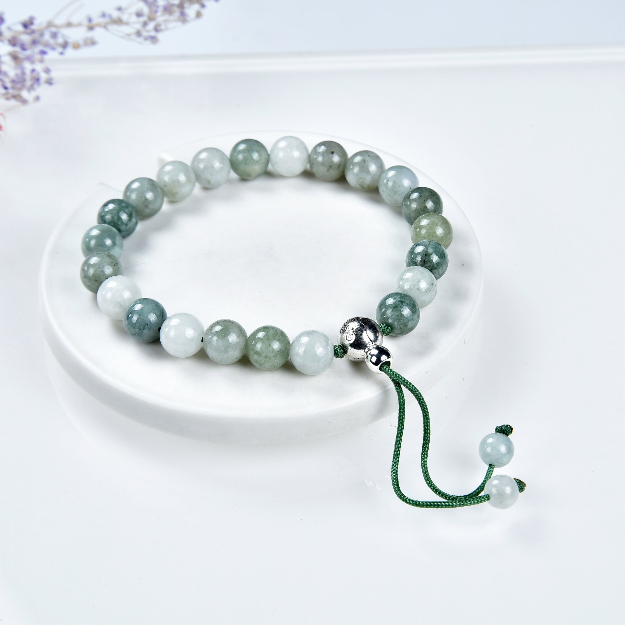 Cherry Tree Collection | Mala Bracelet | 8mm Beads, Guru Bead, Durable