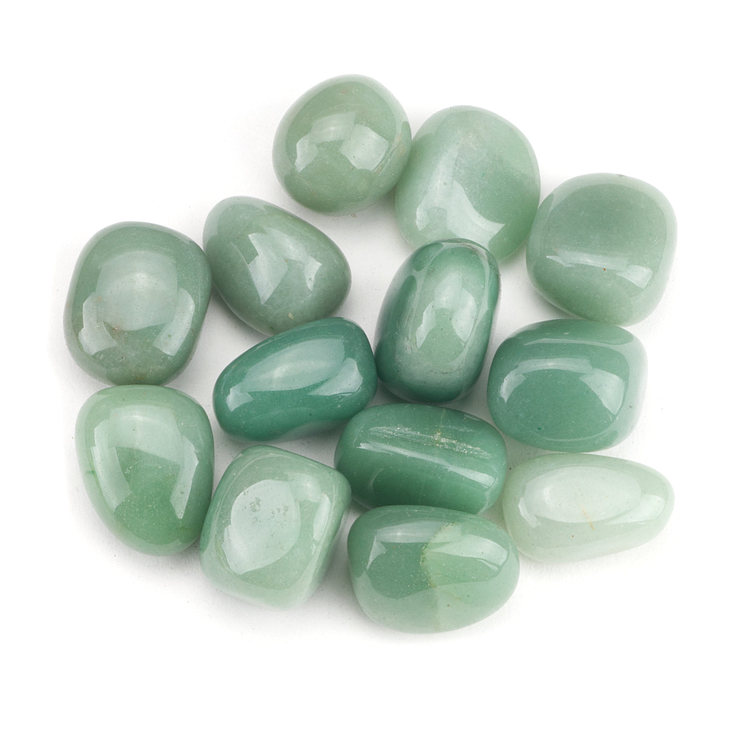 Polished Gemstone Nuggets | 1/2 Pound (Green Aventurine)