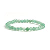Stretch Bracelet | 4mm Beads (Green Aventurine)