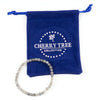 Cherry Tree Collection | Stretch Bracelet | 4mm Beads (Labradorite)