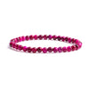 Cherry Tree Collection | Stretch Bracelet | 4mm Beads (Pink Tiger's Eye)
