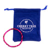 Cherry Tree Collection | Stretch Bracelet | 4mm Beads (Pink Tiger's Eye)