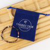 Cherry Tree Collection | Stretch Bracelet | 4mm Beads (Rainbow Tourmaline)
