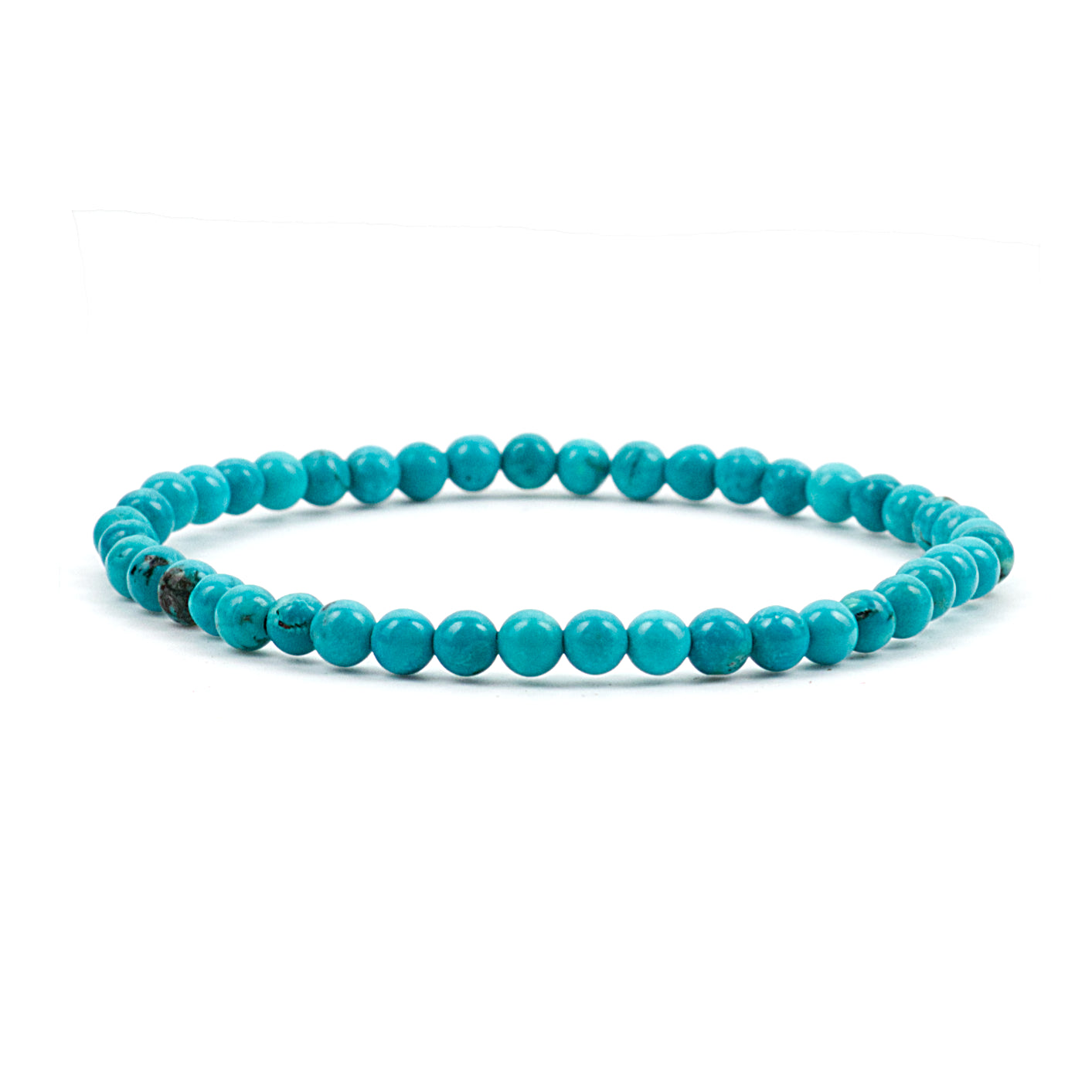 Stretch Bracelet | 4mm Beads (Turquoise Howlite)